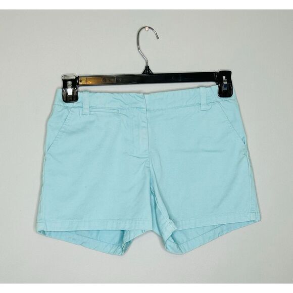 J. Crew Low Fit Blue Women Shorts Size 2 Petite - Picture 2 of 4
